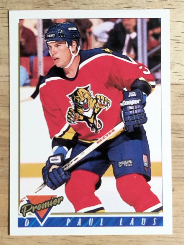 1993-94 Topps Premier #402 Paul Laus RC