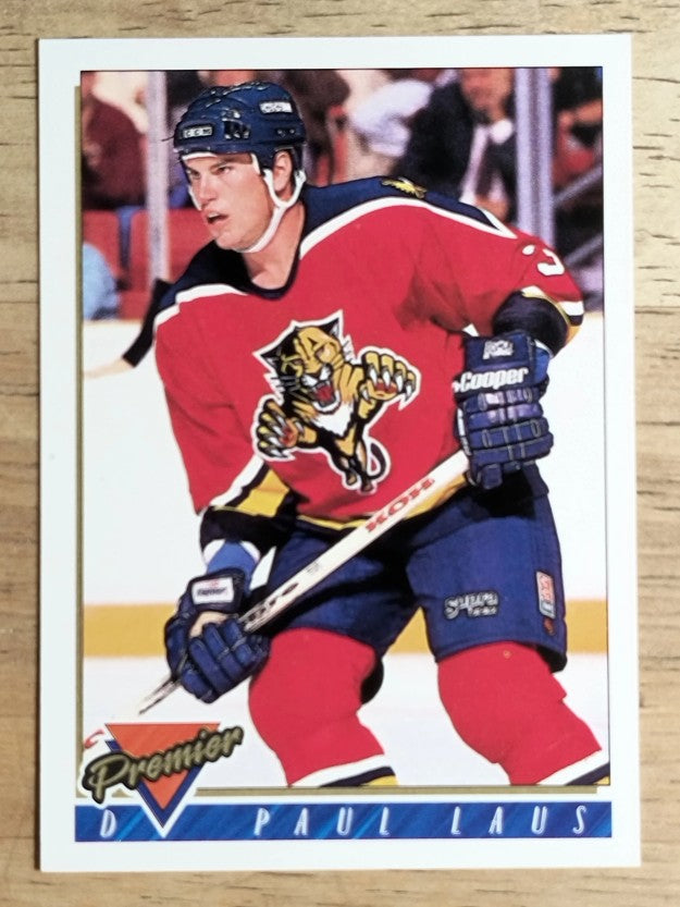 1993-94 Topps Premier #402 Paul Laus RC