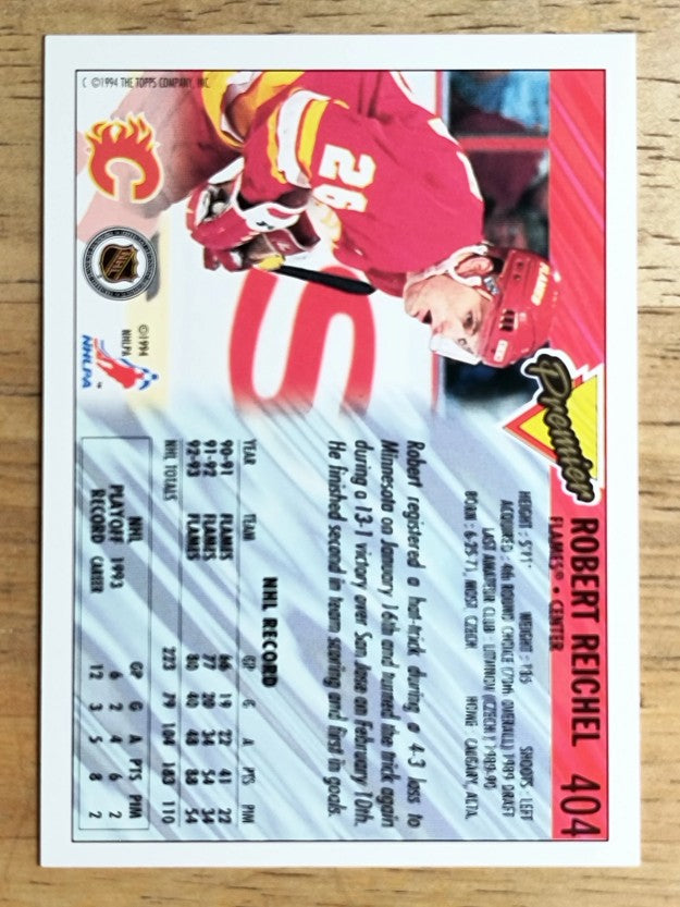 1993-94 Topps Premier #404 Robert Reichel