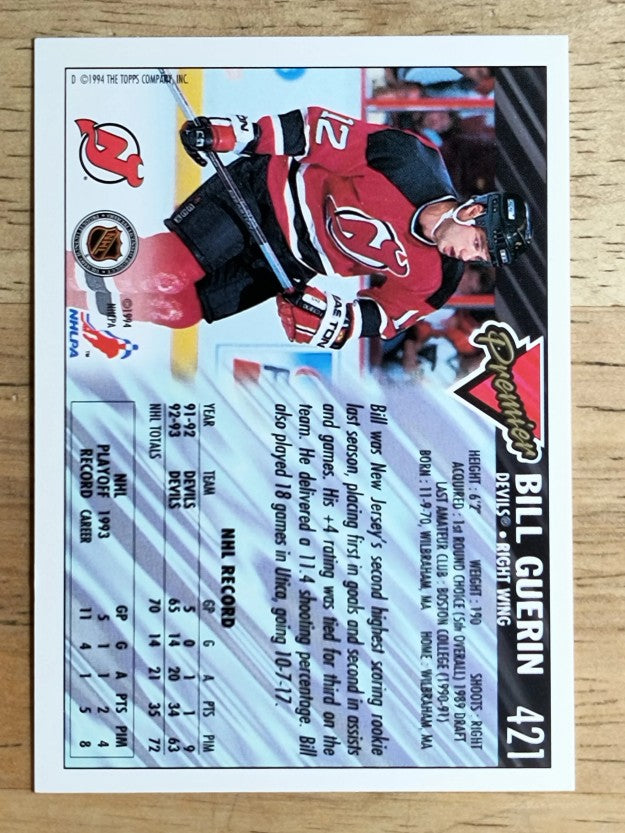 1993-94 Topps Premier #421 Bill Guerin