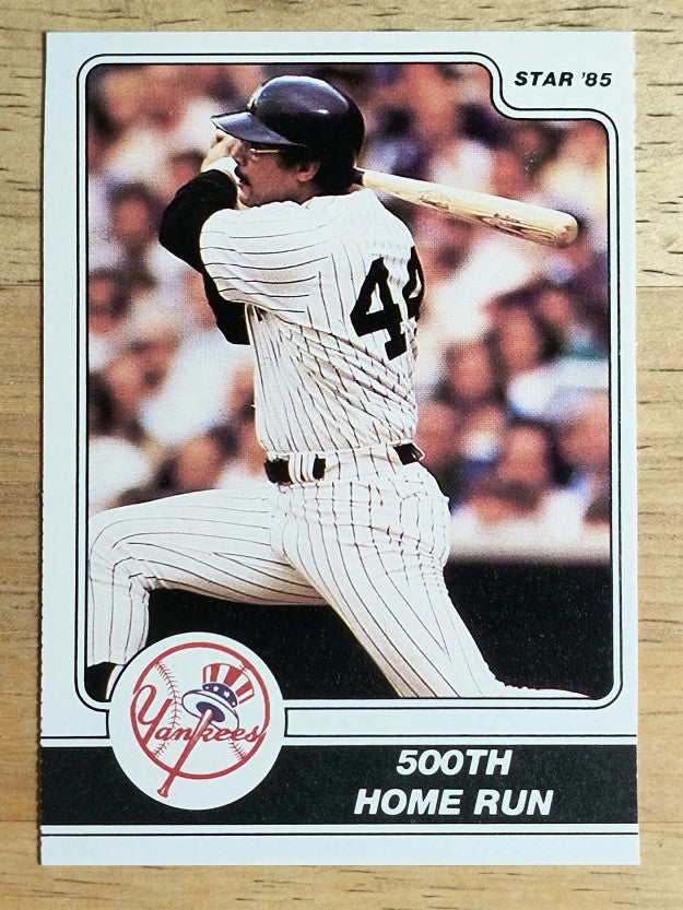1985 Star Reggie Jackson #20 Reggie Jackson/500th Home Run