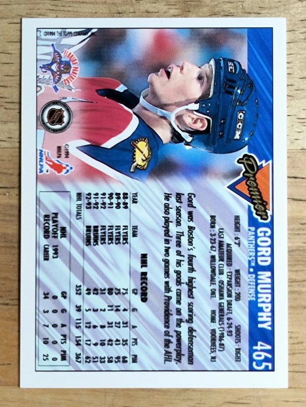 1993-94 Topps Premier #465 Gord Murphy