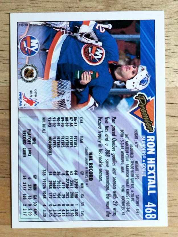 1993-94 Topps Premier #468 Ron Hextall