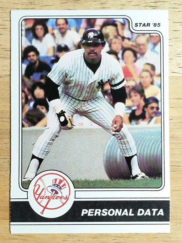 1985 Star Reggie Jackson #23 Reggie Jackson/Personal Data