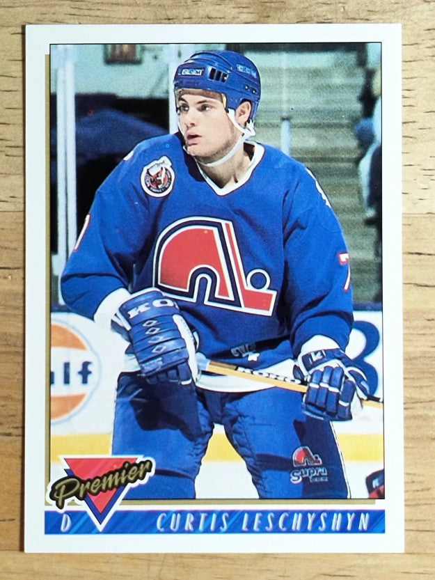 1993-94 Topps Premier #487 Curtis Leschyshyn