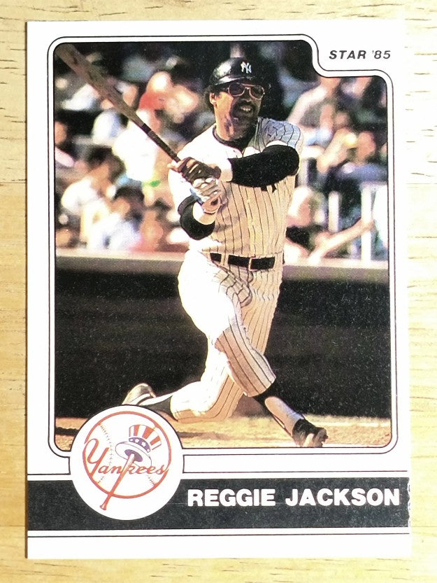 1985 Star Reggie Jackson Puzzle #NNO Reggie Jackson Card 3