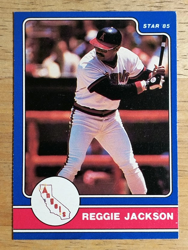 1985 Star Reggie Jackson Puzzle #NNO Reggie Jackson Card 4