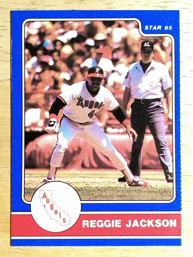 1985 Star Reggie Jackson Puzzle #NNO Reggie Jackson Card 6