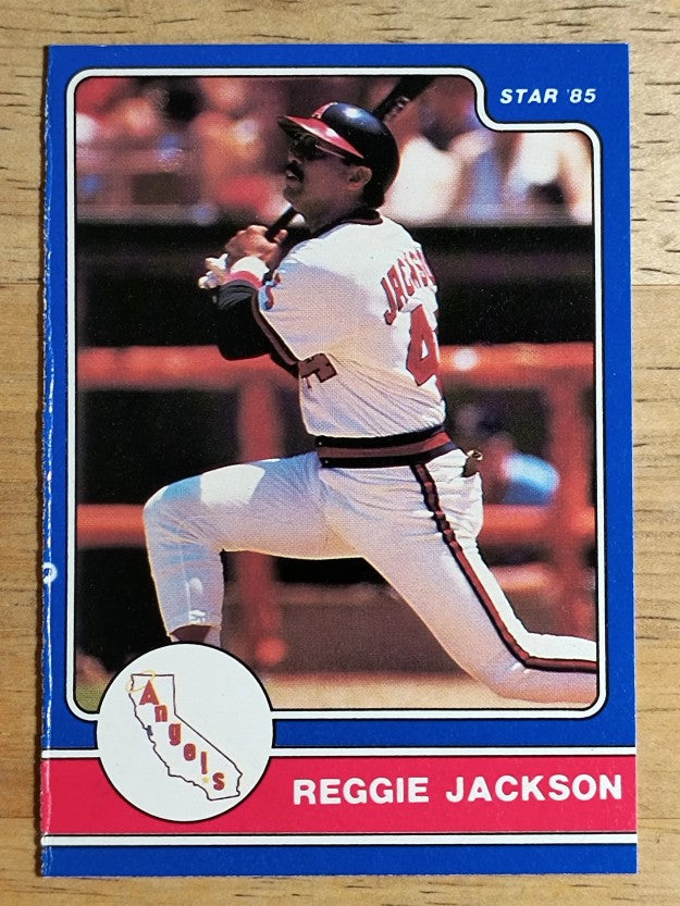1985 Star Reggie Jackson Puzzle #NNO Reggie Jackson Card 7
