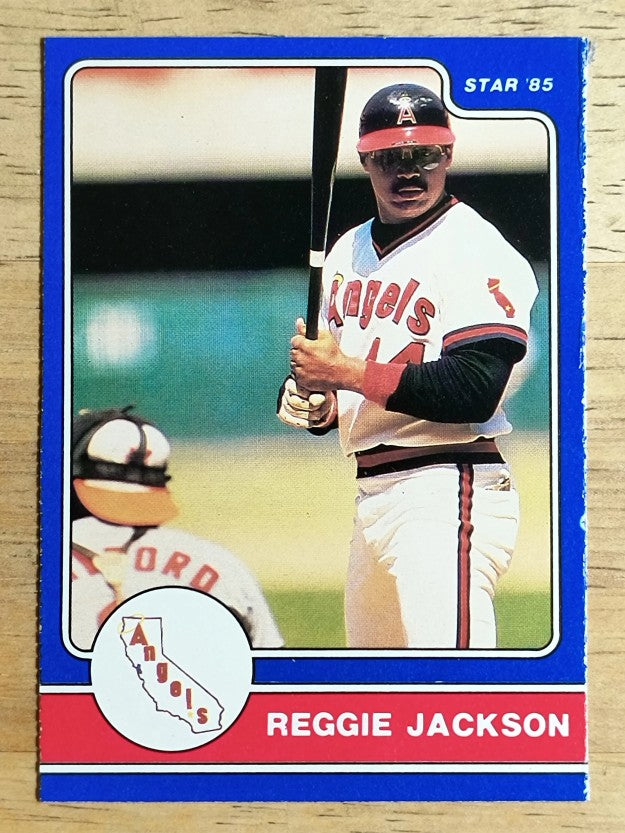 1985 Star Reggie Jackson Puzzle #NNO Reggie Jackson Card 8