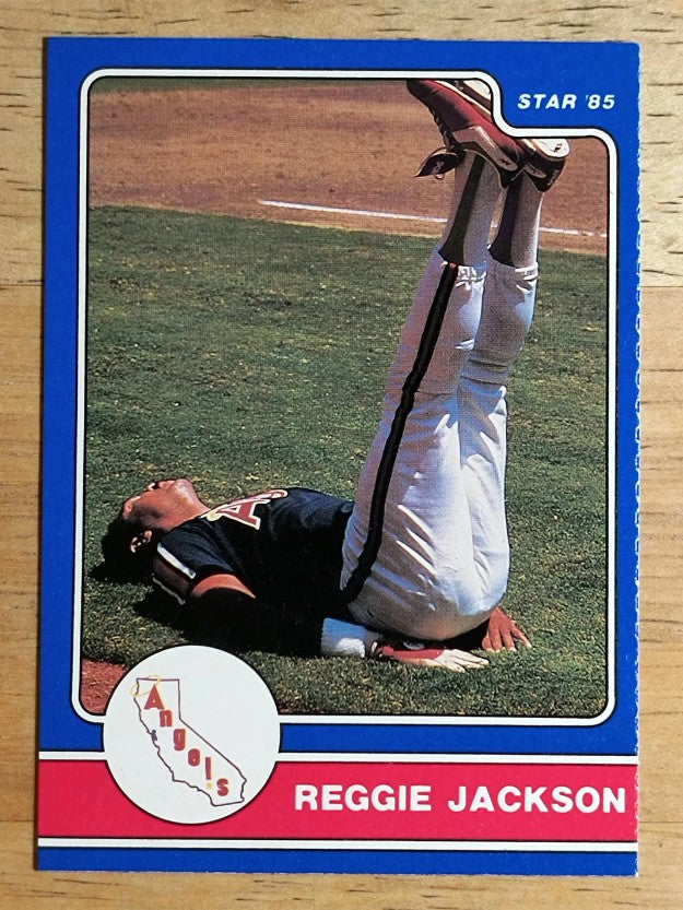 1985 Star Reggie Jackson Puzzle #NNO Reggie Jackson Card 9