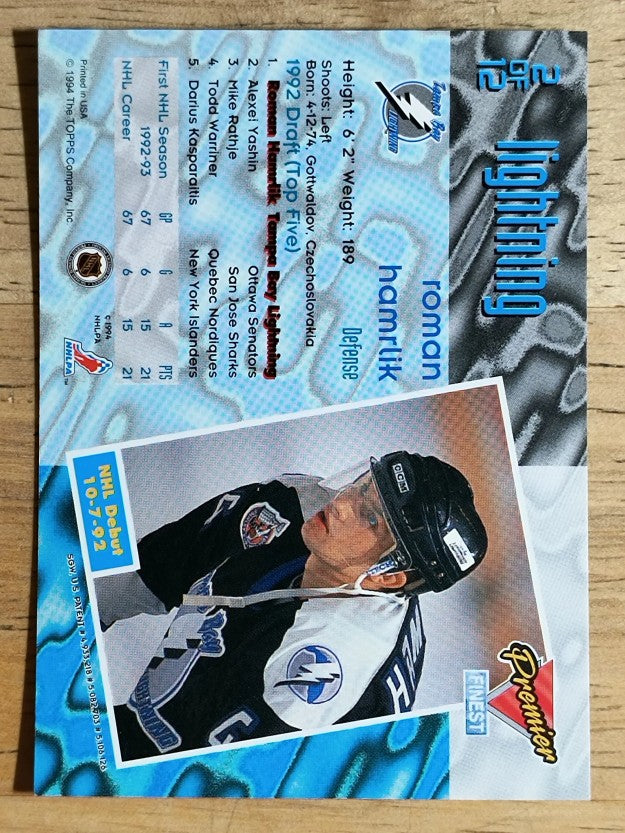 1993-94 Topps Premier Finest #2 Roman Hamrlik
