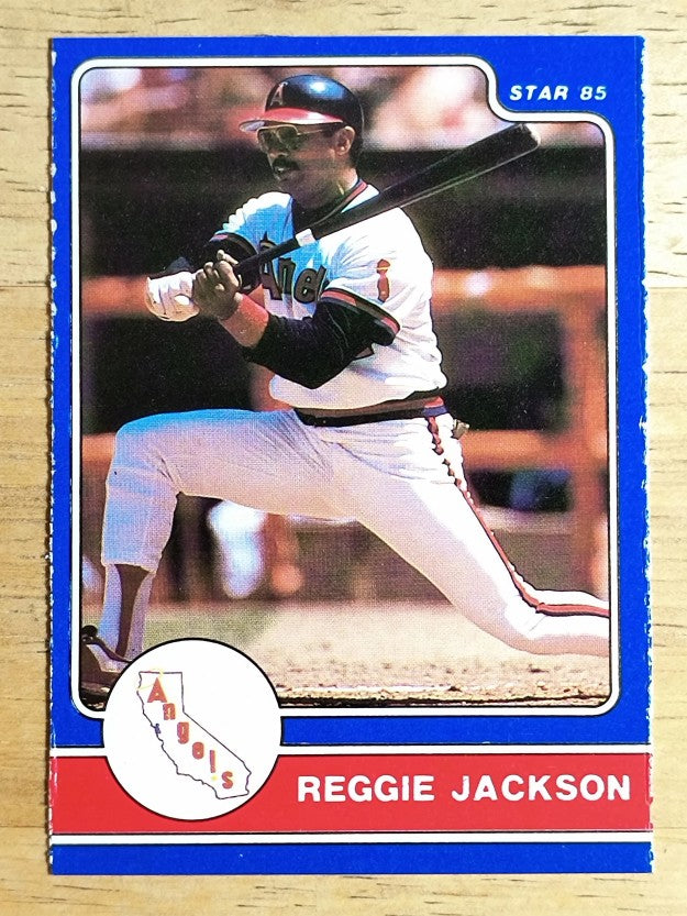 1985 Star Reggie Jackson Puzzle #NNO Reggie Jackson Card 11