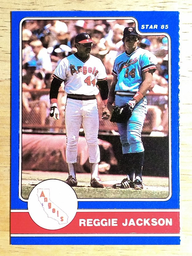 1985 Star Reggie Jackson Puzzle #NNO Reggie Jackson Card 12