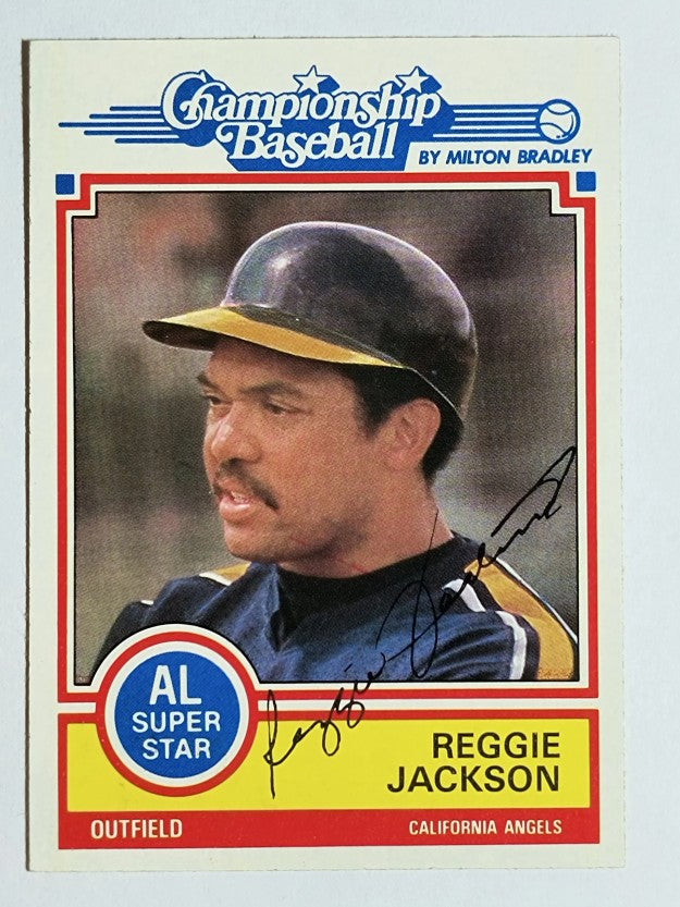 1984 Milton Bradley #14 Reggie Jackson