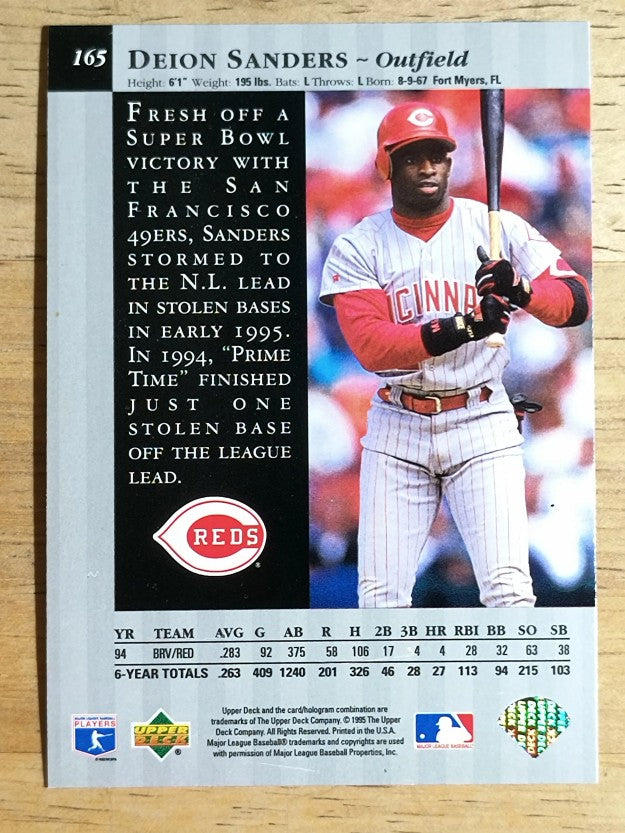 1995 Upper Deck Special Edition #165 Deion Sanders