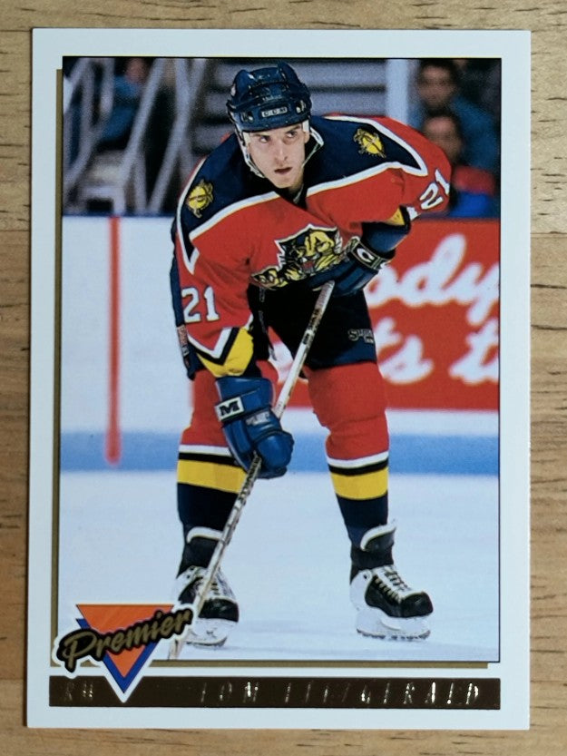 1993-94 Topps Premier Gold #338 Tom Fitzgerald