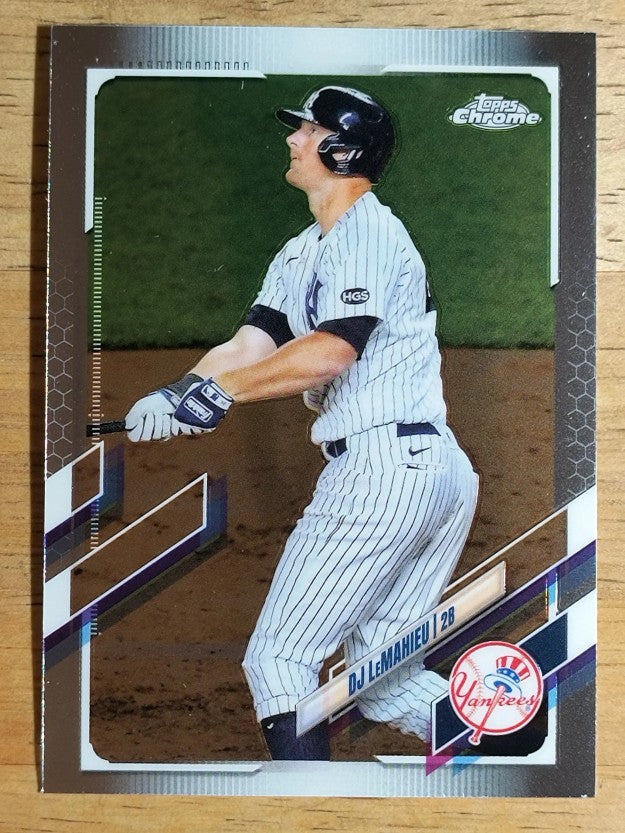 2021 Topps Chrome #105 DJ LeMahieu