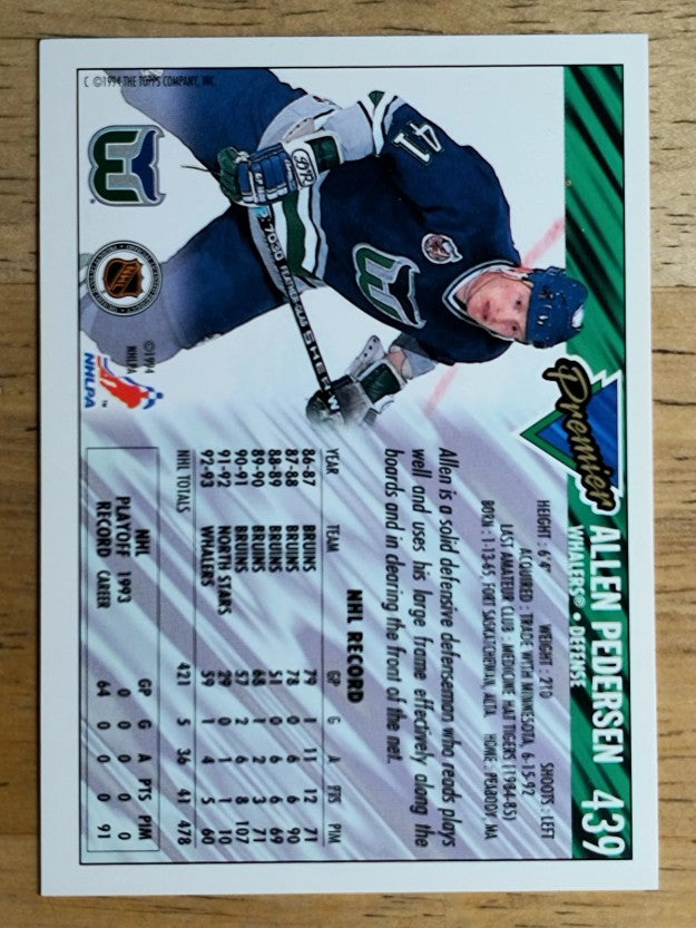 1993-94 Topps Premier Gold #439 Allen Pedersen