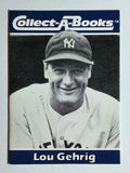 1990 Collect-A-Books #34 Lou Gehrig