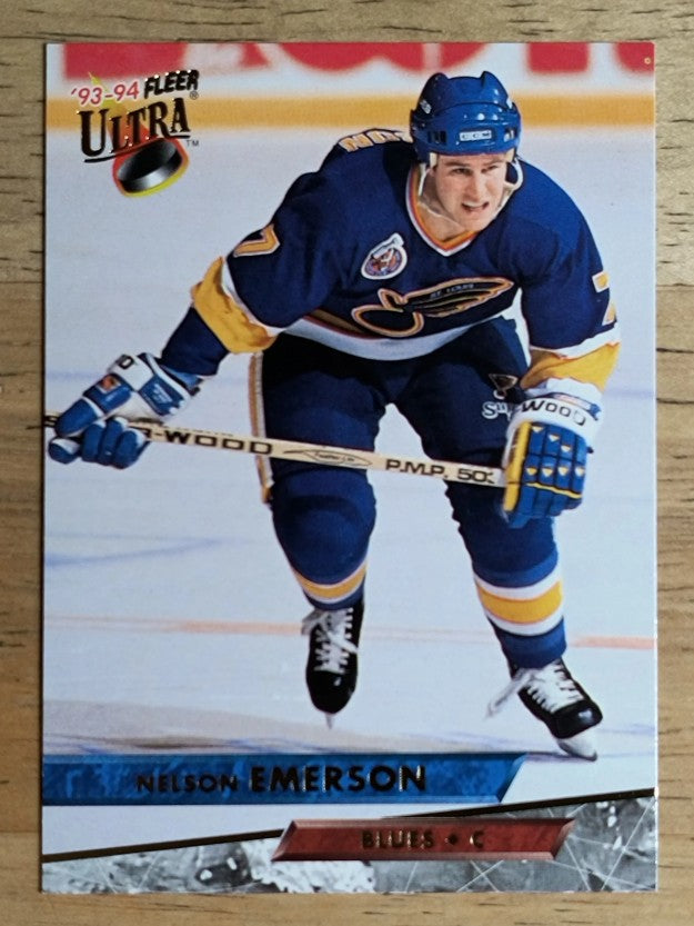1993-94 Ultra #45 Nelson Emerson