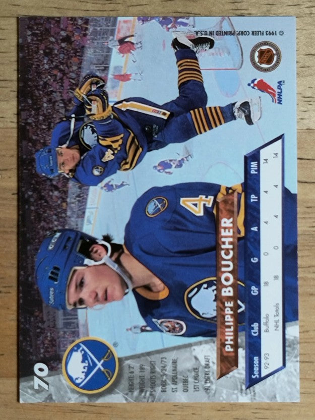 1993-94 Ultra #70 Philippe Boucher