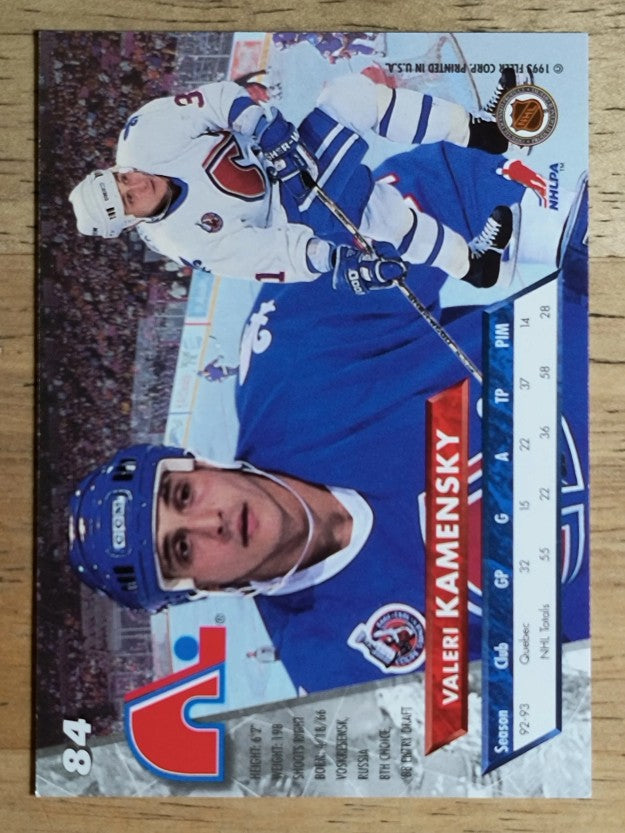 1993-94 Ultra #84 Valeri Kamensky