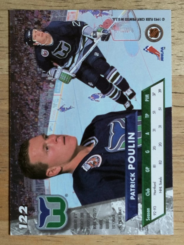 1993-94 Ultra #122 Patrick Poulin