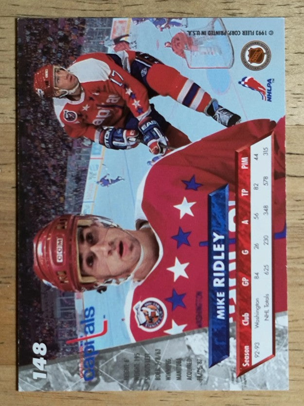 1993-94 Ultra #148 Mike Ridley