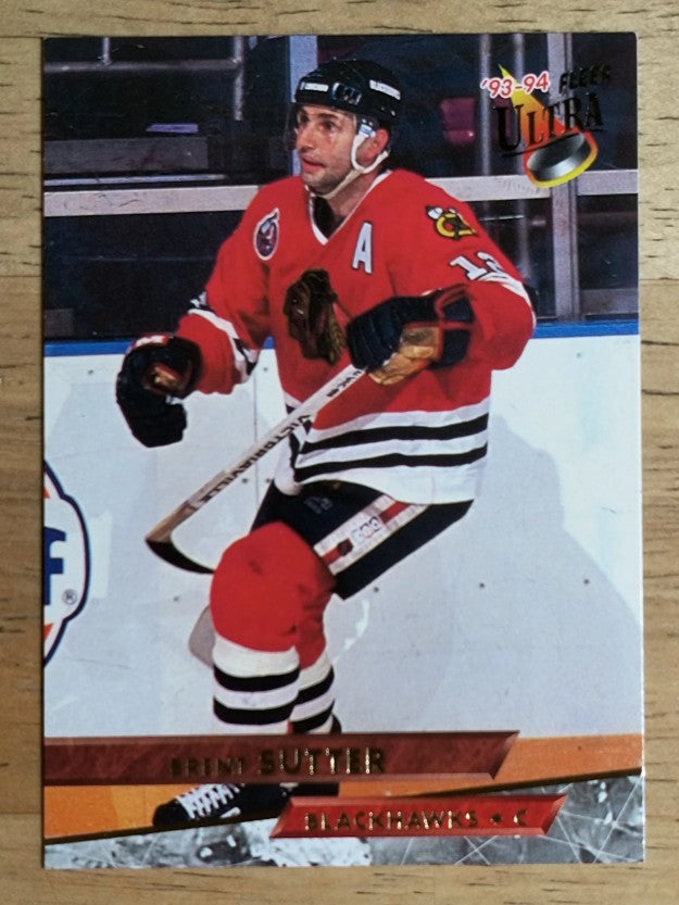 1993-94 Ultra #206 Brent Sutter