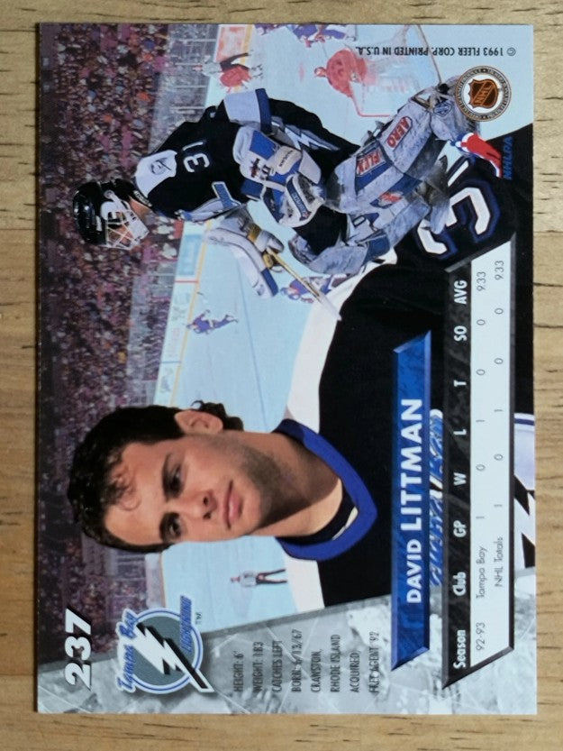 1993-94 Ultra #237 David Littman RC