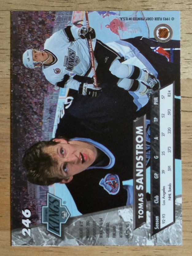 1993-94 Ultra #246 Tomas Sandstrom