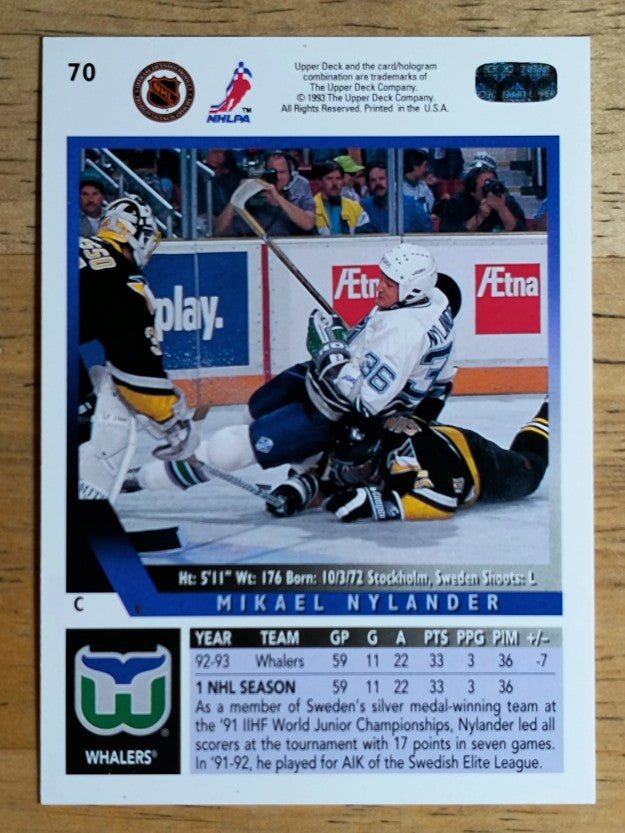1993-94 Upper Deck #70 Michael Nylander