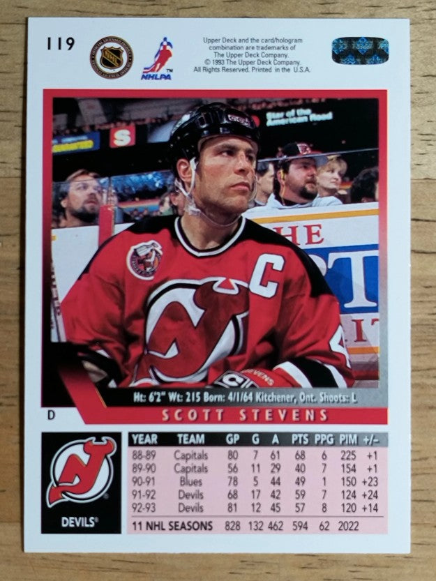 1993-94 Upper Deck #119 Scott Stevens