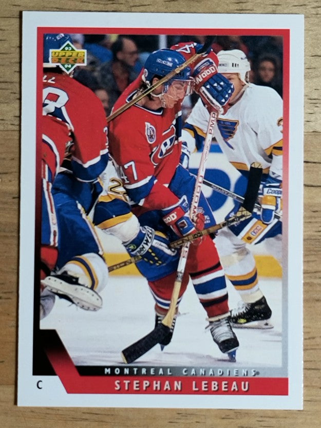 1993-94 Upper Deck #402 Stephan Lebeau