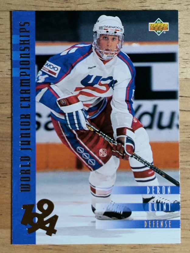 1993-94 Upper Deck #561 Deron Quint WJC RC
