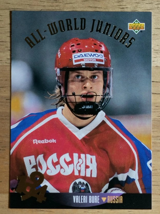 1993-94 Upper Deck #571 Valeri Bure WJC RC