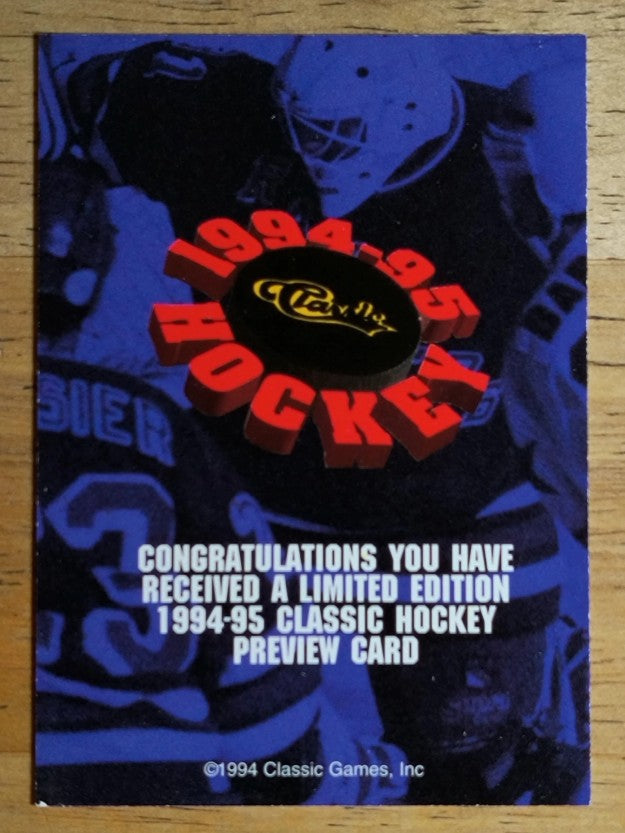 1994 Classic Previews #HK4 Manon Rheaume (EX)
