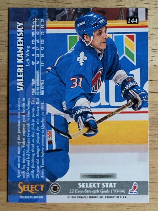 1994-95 Select #144 Valeri Kamensky