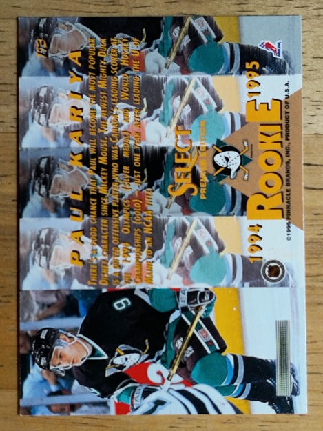 1994-95 Select #173 Paul Kariya