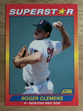 1992 Score 100 Superstars #74 Roger Clemens