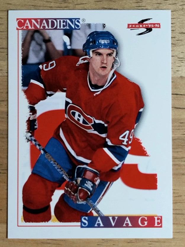 1995-96 Score #76 Brian Savage