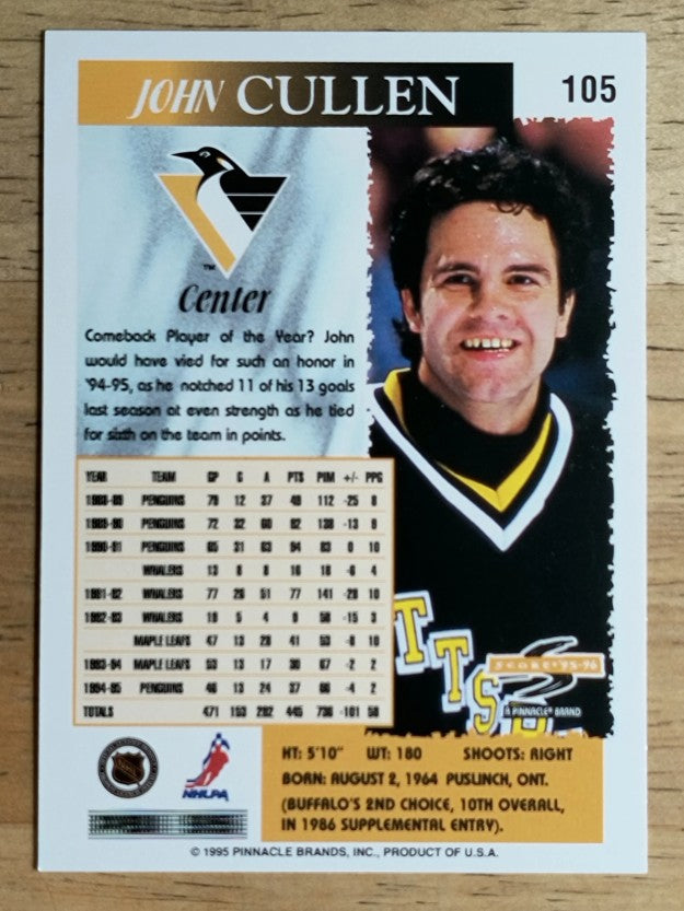 1995-96 Score #105 John Cullen
