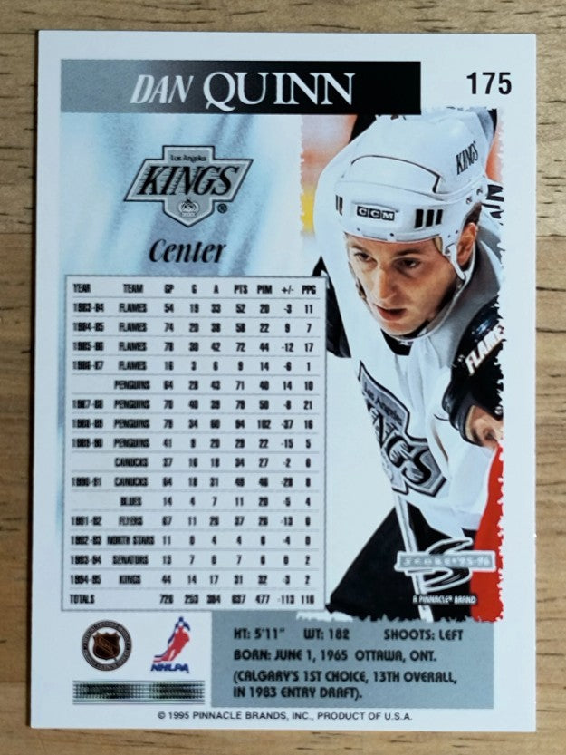 1995-96 Score #175 Dan Quinn