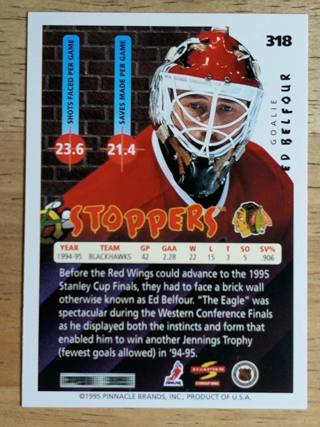 1995-96 Score #318 Ed Belfour ST