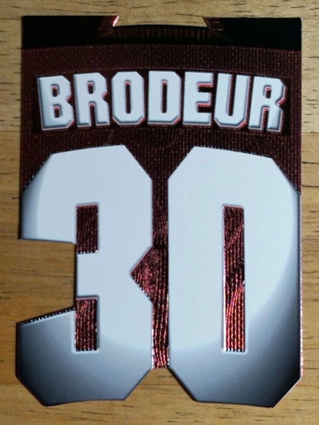 1997-98 Paramount Big Numbers Die-Cuts #12 Martin Brodeur