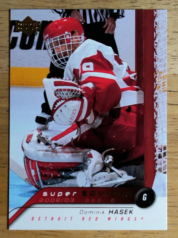 2002-03 Upper Deck Super Saviors #SA6 Dominik Hasek