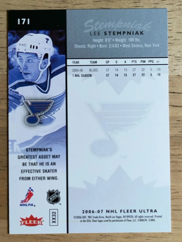 2006-07 Ultra #171 Lee Stempniak