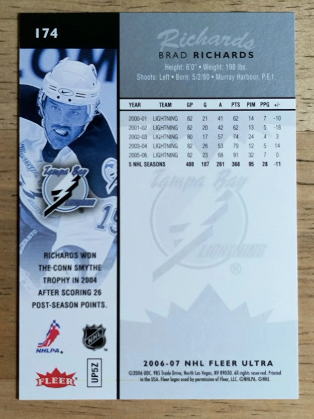 2006-07 Ultra #174 Brad Richards