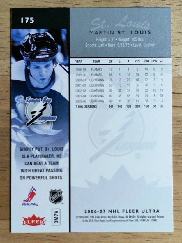 2006-07 Ultra #175 Martin St. Louis